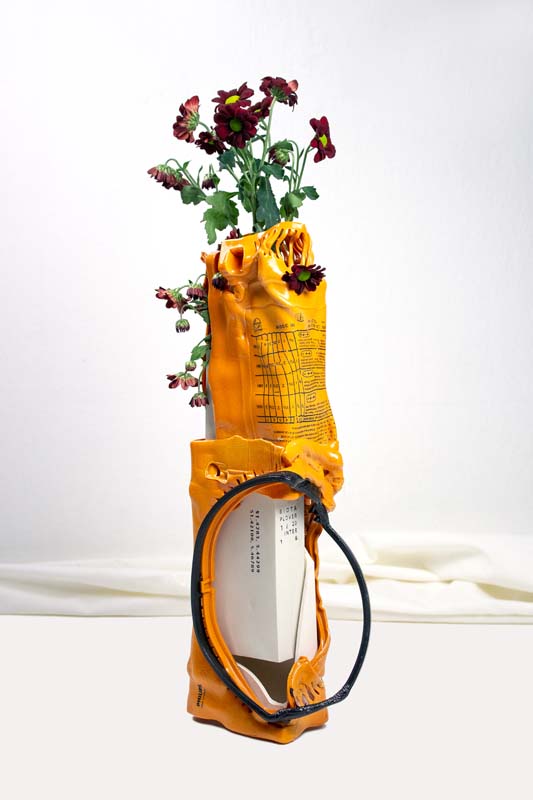 Floriane Dulurieb/Plover Orange Vase